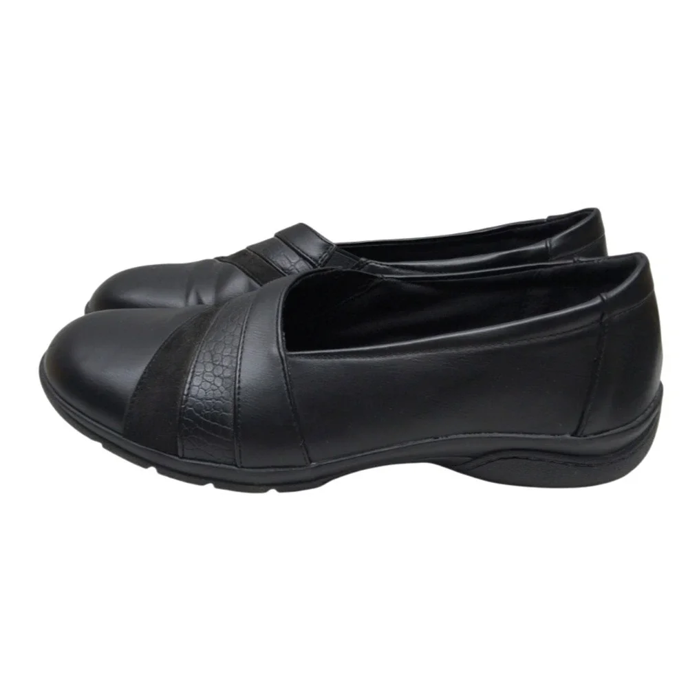 Studio‎ Works Comfort Black SW-BLAIR Slip On Flats Women's Size 8M, Pre-owned